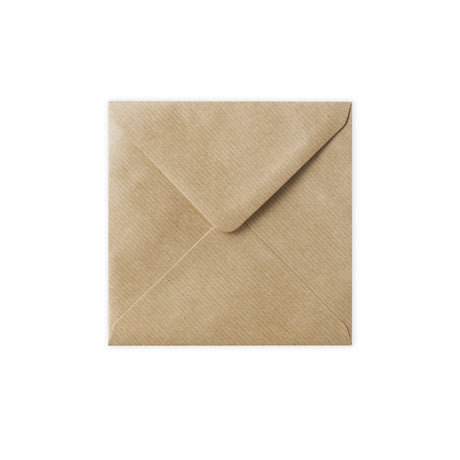Envelope kraft com linhas 140x140 mm