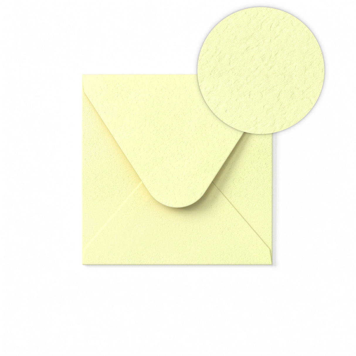 Envelope Marfim com Textura Martelada 110 x 110 mm