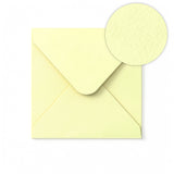 Envelope Marfim com Textura Martelada 155x155 mm
