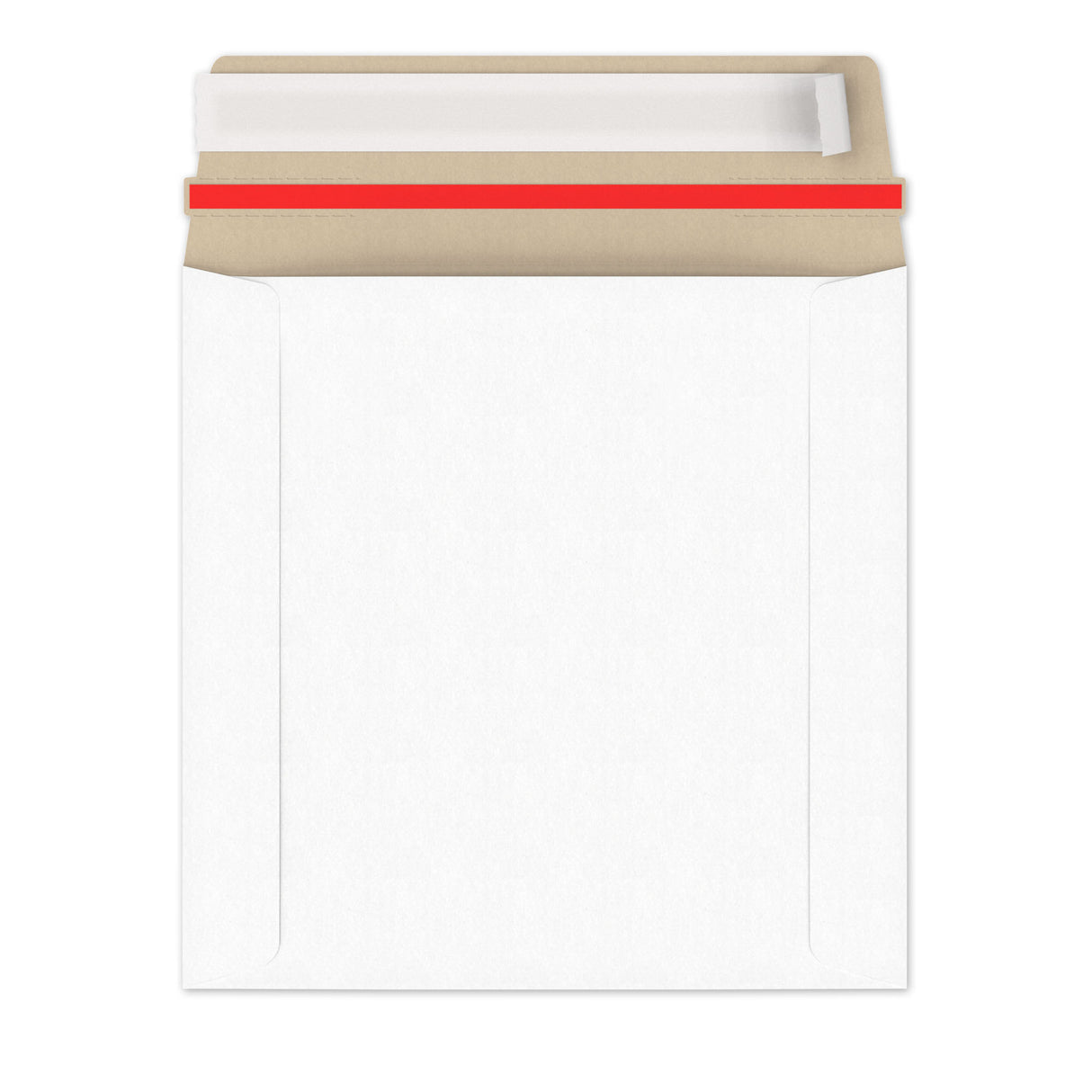 Envelopes rígidos em cartão branco