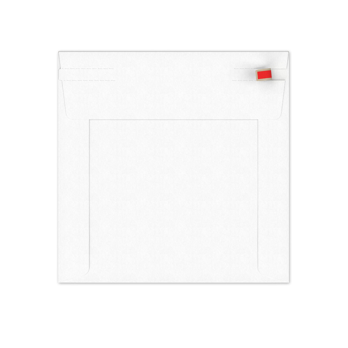 Envelopes rígidos em cartão branco