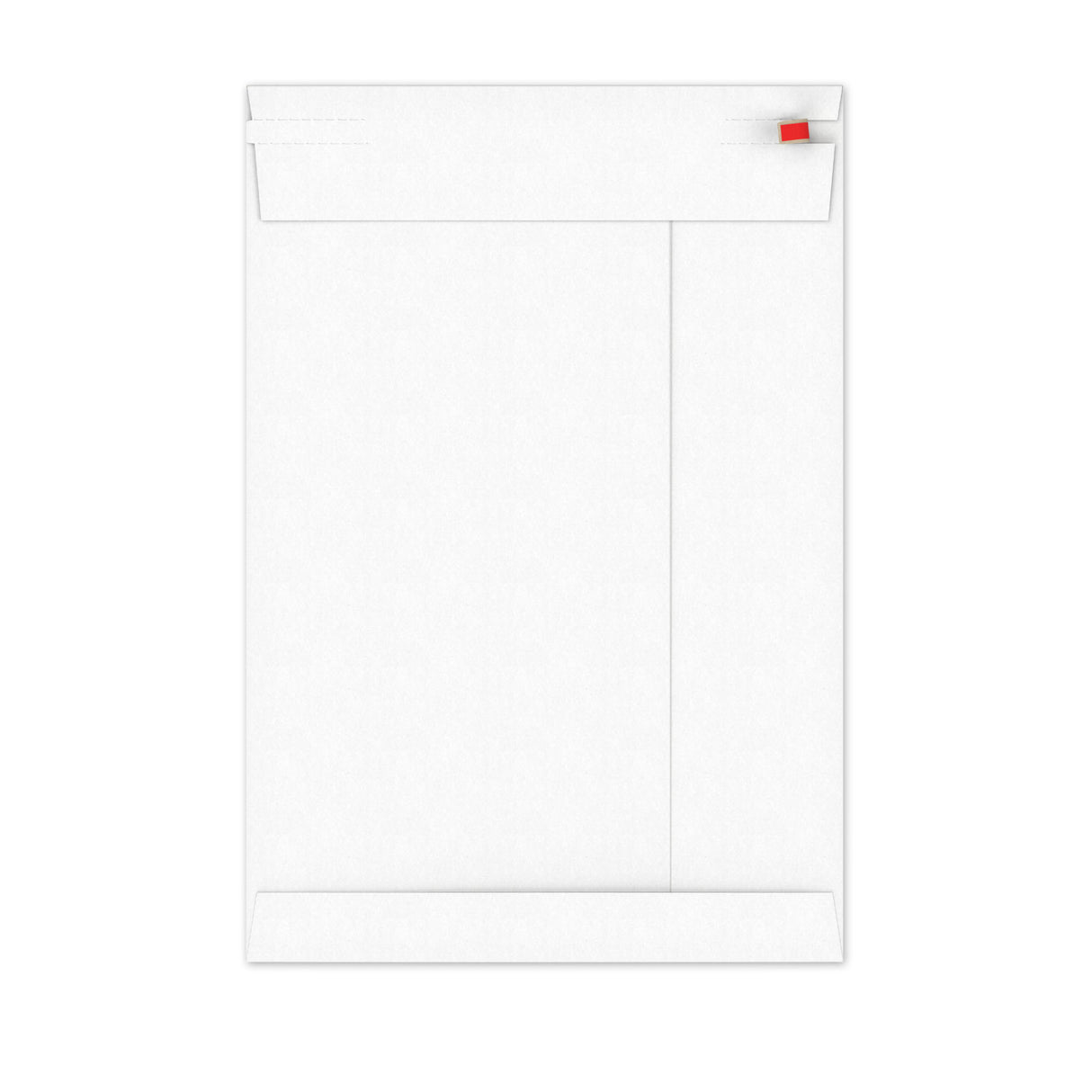 Envelopes rígidos em cartão branco