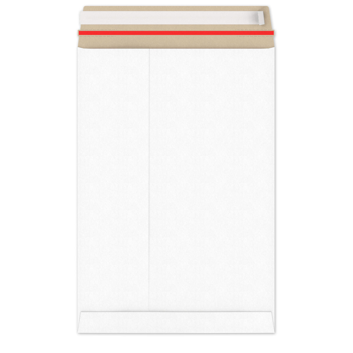 Envelopes rígidos em cartão branco