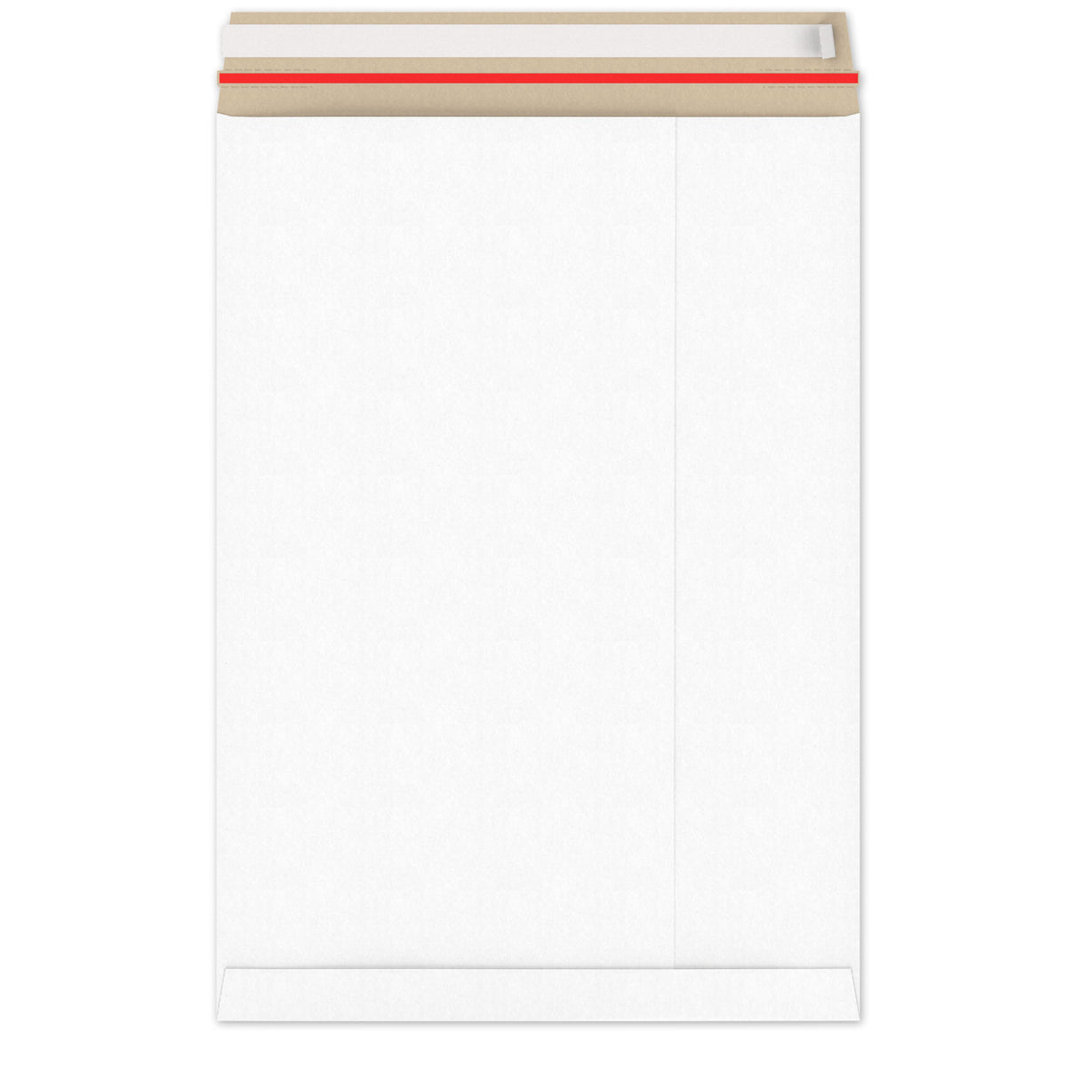 Envelopes rígidos em cartão branco