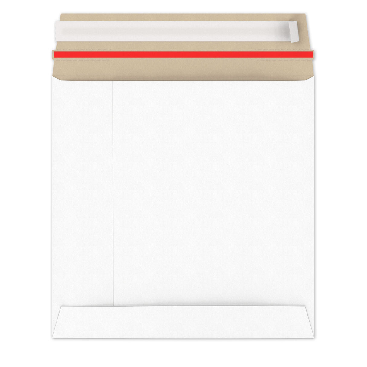 Envelopes rígidos em cartão branco