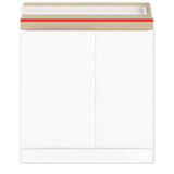 Envelopes rígidos em cartão branco