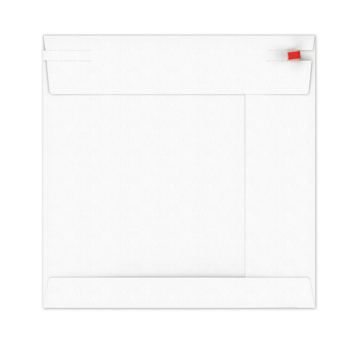 Envelopes rígidos em cartão branco