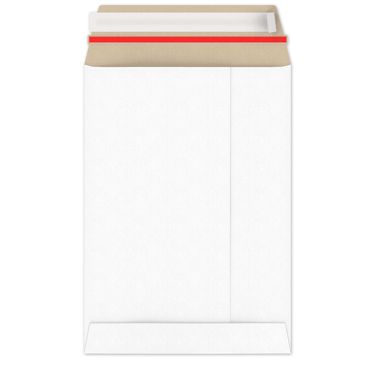 Envelopes rígidos em cartão branco