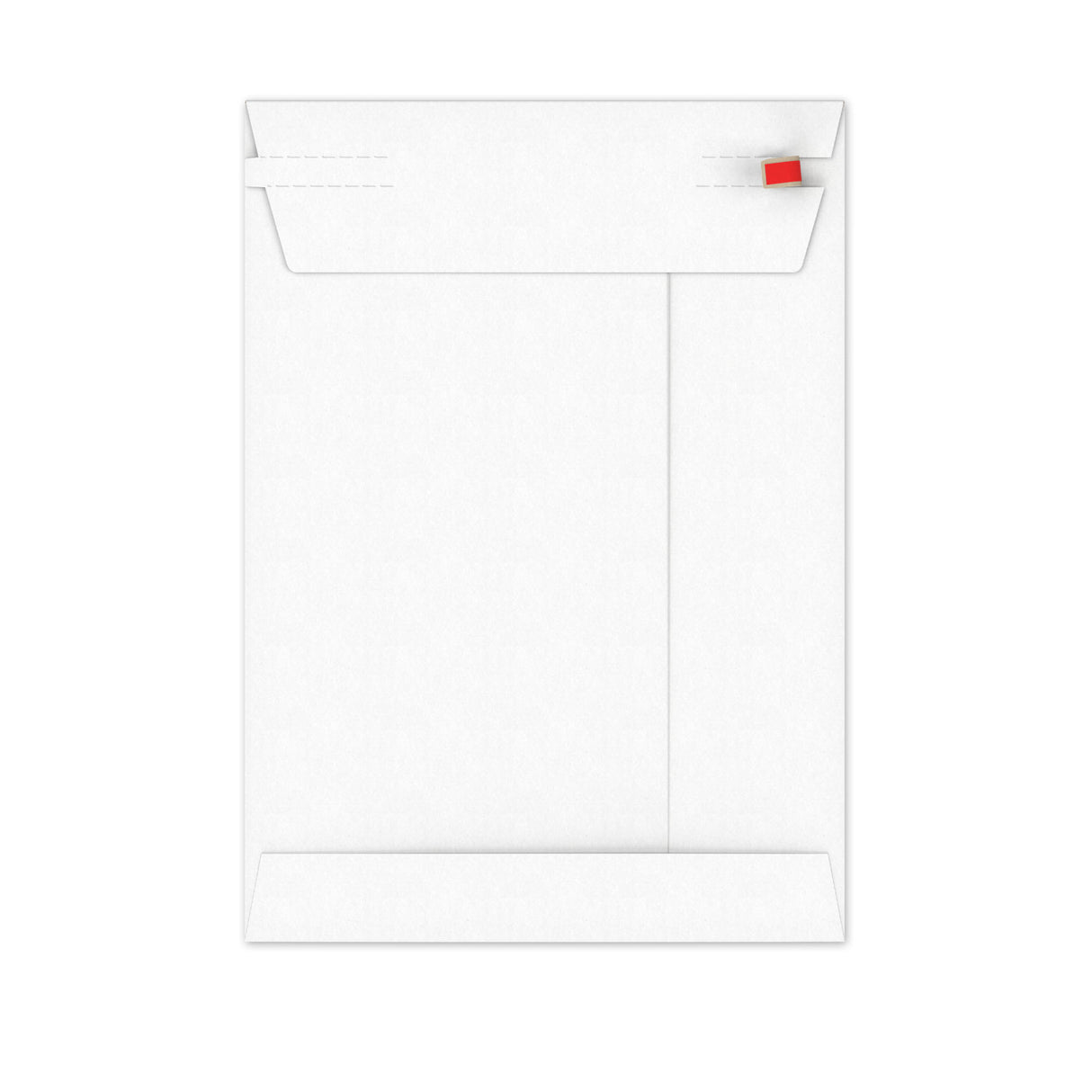 Envelopes rígidos em cartão branco