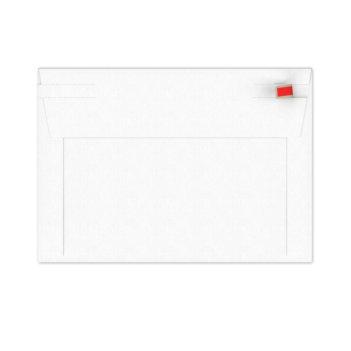 Envelopes rígidos em cartão branco