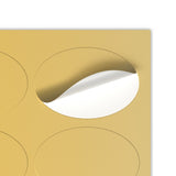 Etiquetas adesivas ovais