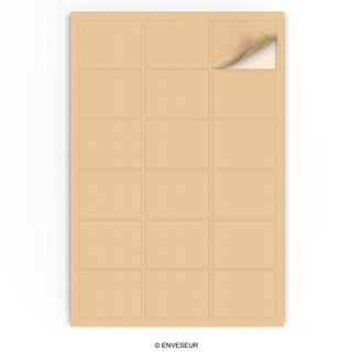 Etiquetas adesivas retangulares