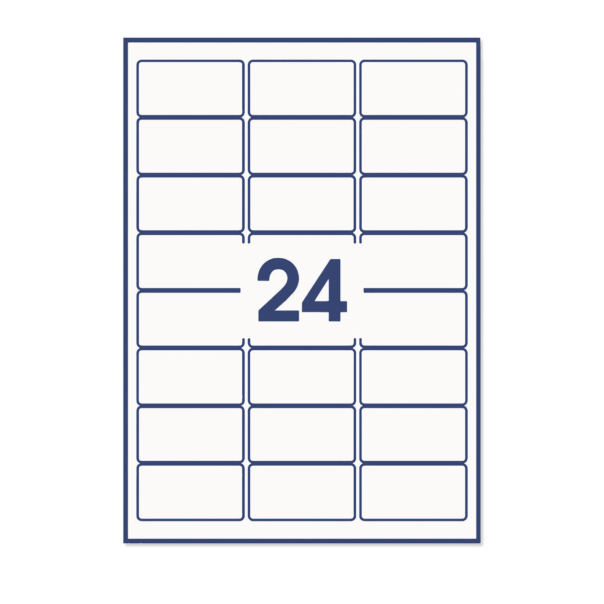 Etiquetas adesivas retangulares