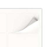 Etiquetas adesivas retangulares