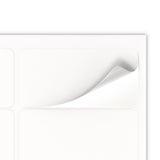 Etiquetas adesivas retangulares