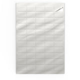 Etiquetas adesivas retangulares