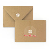 Envelope Motivo Natal Floco de neve