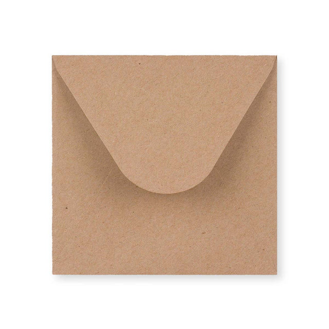 Fleck Recycled Gummed V-Flap Envelope (130 x 130mm)