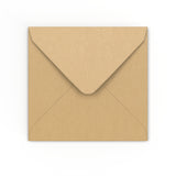 Envelope kraft reciclado 130x130 mm