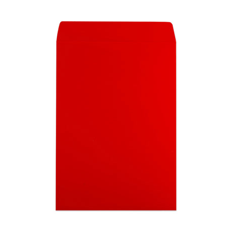 Envelope vermelho em cartão rígido 324X229 mm (C4)