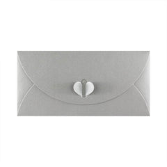 Butterfly Envelopes Silver 110 x 220 mm (DL)