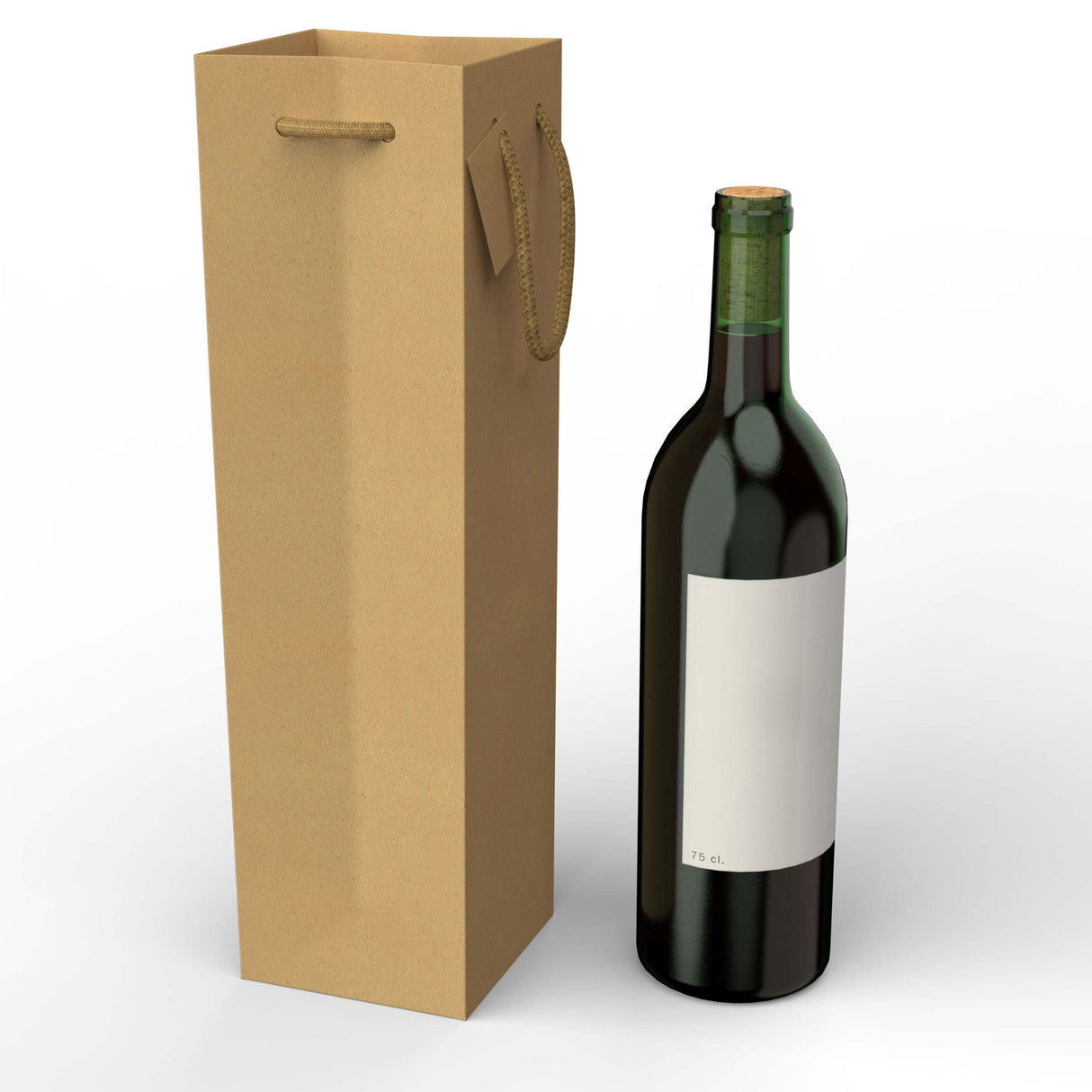 Sacos de papel para garrafas de vinho (75 cl.)