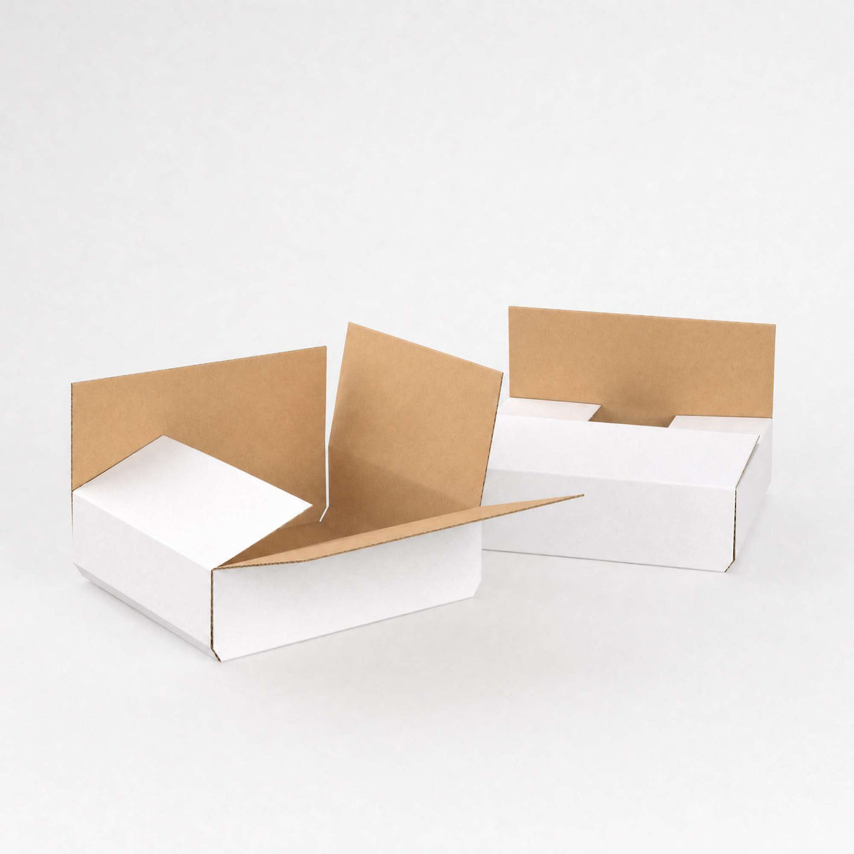 Caixas cruzadas de papelão para envio