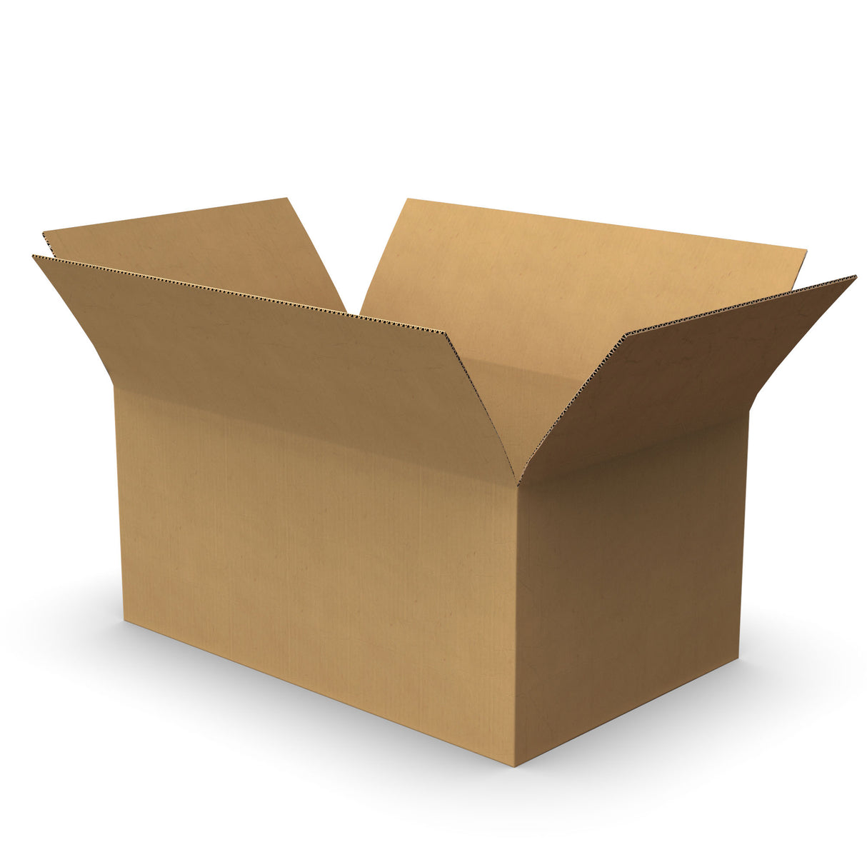 Caixas de papelão com abas para envio