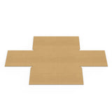 Caixas cruzadas de papelão para envio
