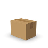 Caixas de papelão com abas para envio