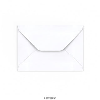 Envelope Branco com Aba em Trapézio 102x146mm