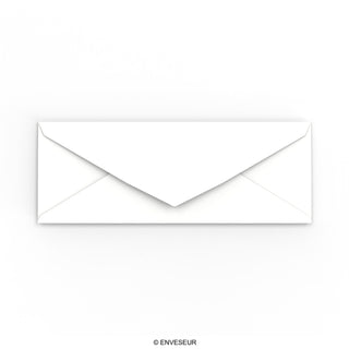 Envelope branco 80x215 mm