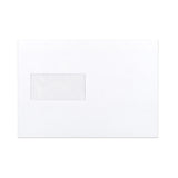 Envelope branco com janela 162x229 mm (C5)