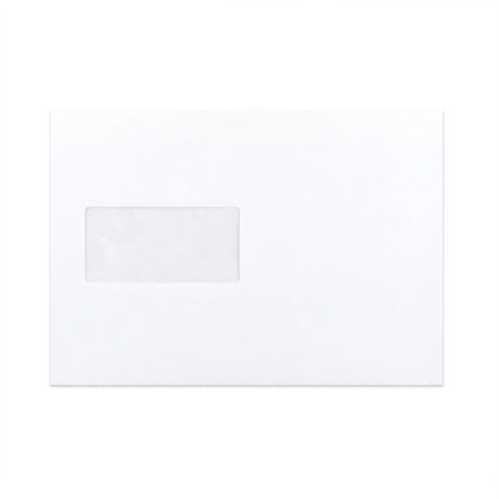 Envelope branco com janela 162x229 mm (C5)