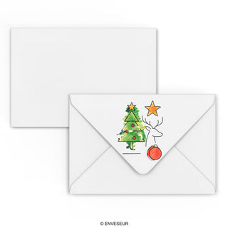 Envelope Natalício Árvore de Natal
