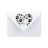 Envelope Motivo Pegada de pata