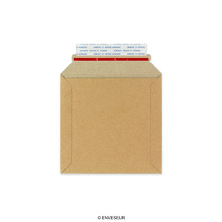 Envelope manila de papelão reciclado 150x150 mm