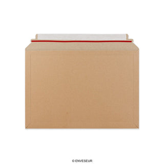 Envelope de cartão reciclado manila 234x334 mm