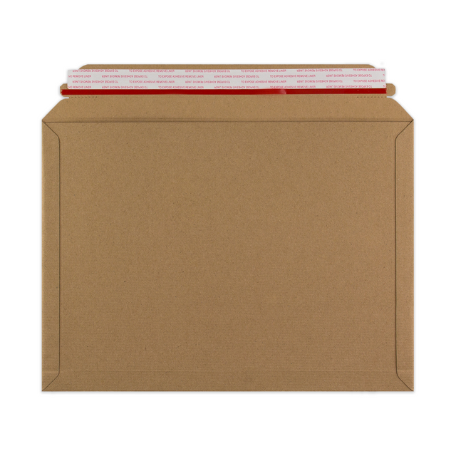 Manila Brown Peel & Seal Rigid Board Mailers Envelope (480 x 195mm)