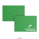 Christmas Envelope – Toy Train Dark Green 162 x 229 mm (C5)