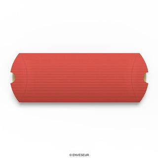 Caixa de travesseiro preta com nervuras