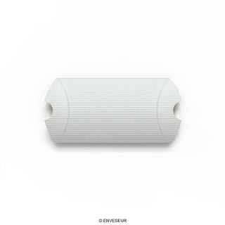 Caixa de travesseiro preta com nervuras