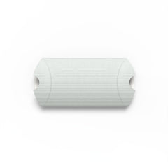 Corrugated Pillow Boxes Silver 113 x 81 mm (C7)