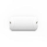 Caixa de travesseiro preta com nervuras