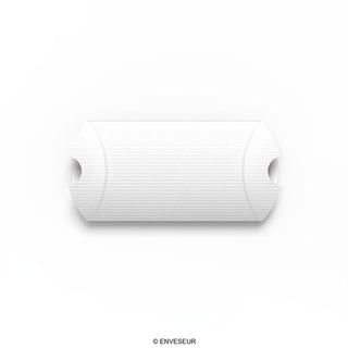 Caixa de travesseiro preta com nervuras