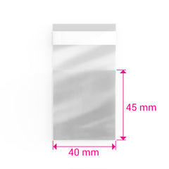 Cello Bags (Non-Header) Clear 45 x 40 mm