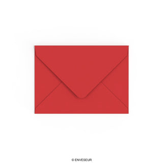 Envelope vermelho cereja 133x184 mm