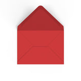 Envelope vermelho cereja 133x184 mm