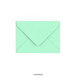 Envelope verde jade 133x184 mm