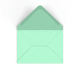 Envelope verde jade 133x184 mm
